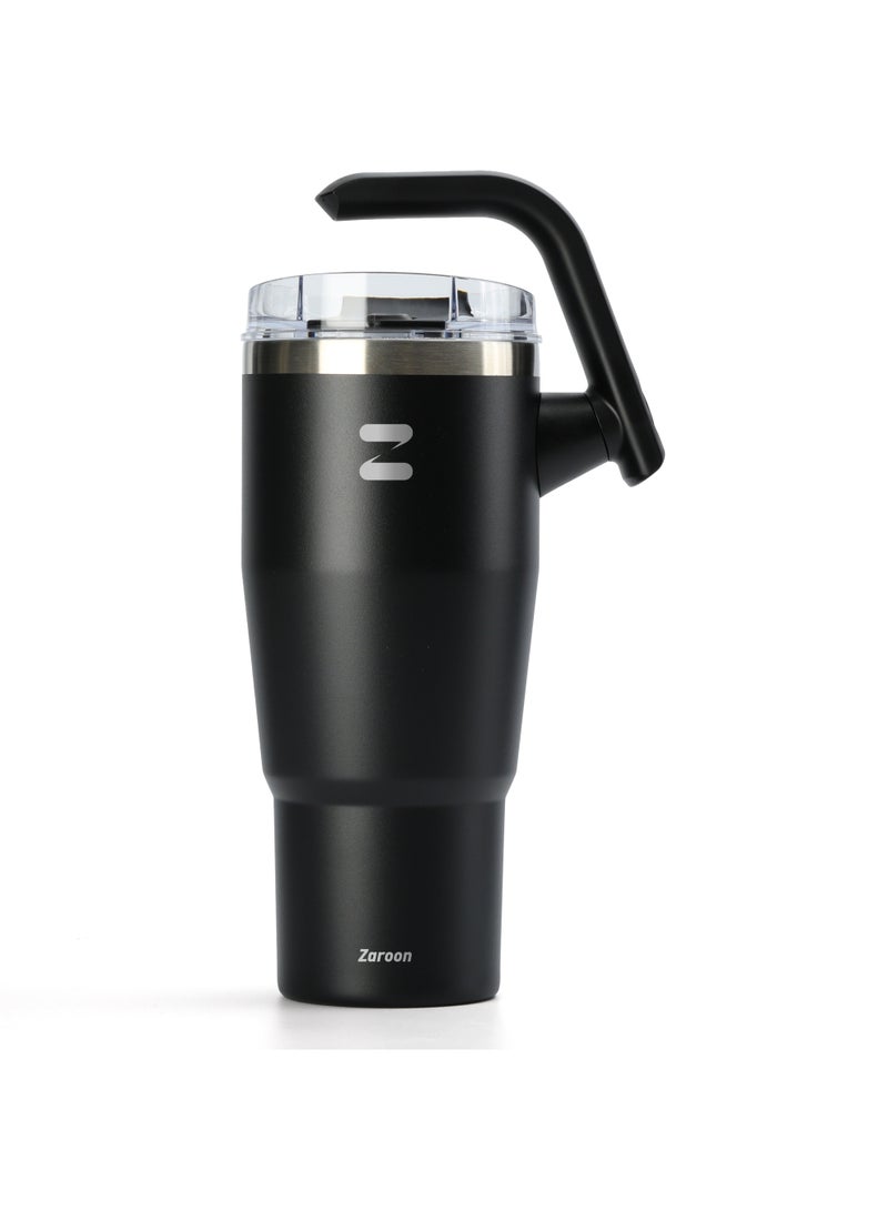 Zaroon Double Walled Sipper Thermolab series Stainless Steel Water Drinking Flask with Straw Lid - Image 1